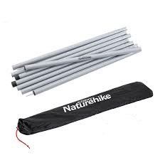 Комплект стійок для тента Naturehike Steel poles 22 NH20PJ043 silver 6927595763490 фото