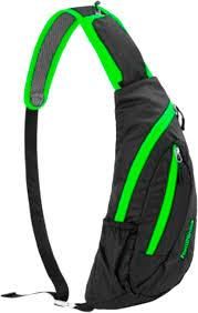 Рюкзак-сумка Naturehike Chest Bag 6 л NH23X008-K Black/Green 6927595745212 фото