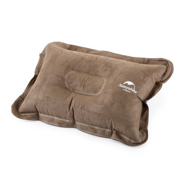 Надувна подушка Naturehike Comfortable Pillow NH15A001-L Mocha brown 6927595718209 фото