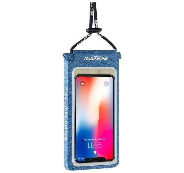 Гермочохол для смартфона Naturehike 3D IPX6 6 inch NH18F005-S Blue 6927595729168 фото