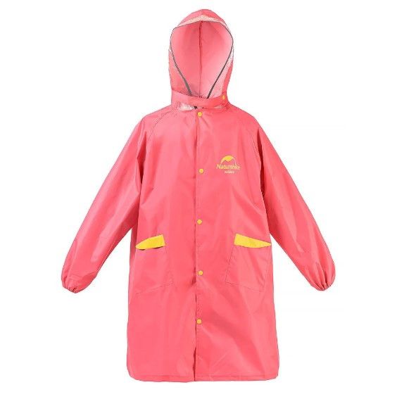Накидка від дощу дитяча Naturehike Raincoat for girl XL NH16D001-W Pink 6927595719169 фото