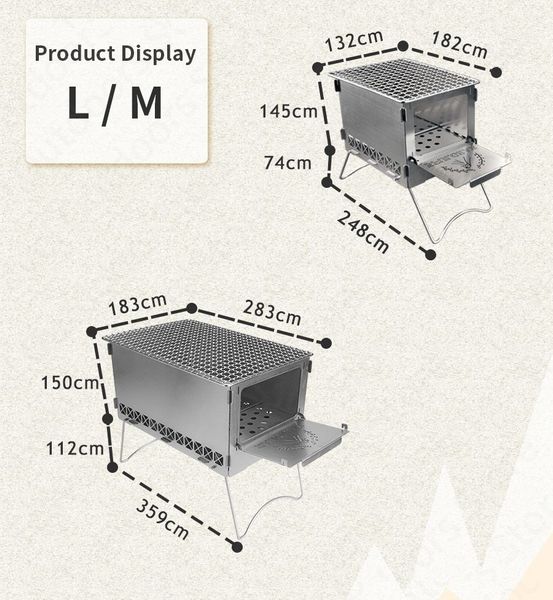 Піч на трісці 3F Ul Gear Compact ST L SC-STM steel 6970919908763 фото