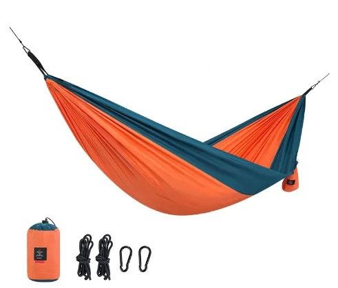 Гамак одномісний Naturehike 340T polyester NH17D012-C Orange 6927595722145 фото