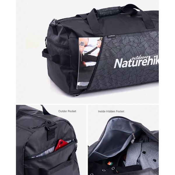 Спортивна сумка Naturehike M NH19SN002 Black 6927595738825 фото