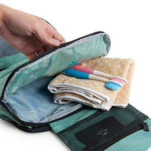 Несесер Naturehike Toiletry bag dry and wet separation S NH18X030-B Emerald Green 6927595728994 фото