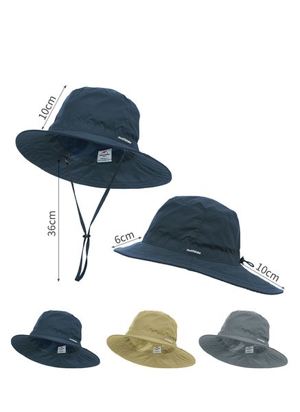 Панама Naturehike NH17M005-A Fisherman hat UV protection navy blue 6927595725160 фото