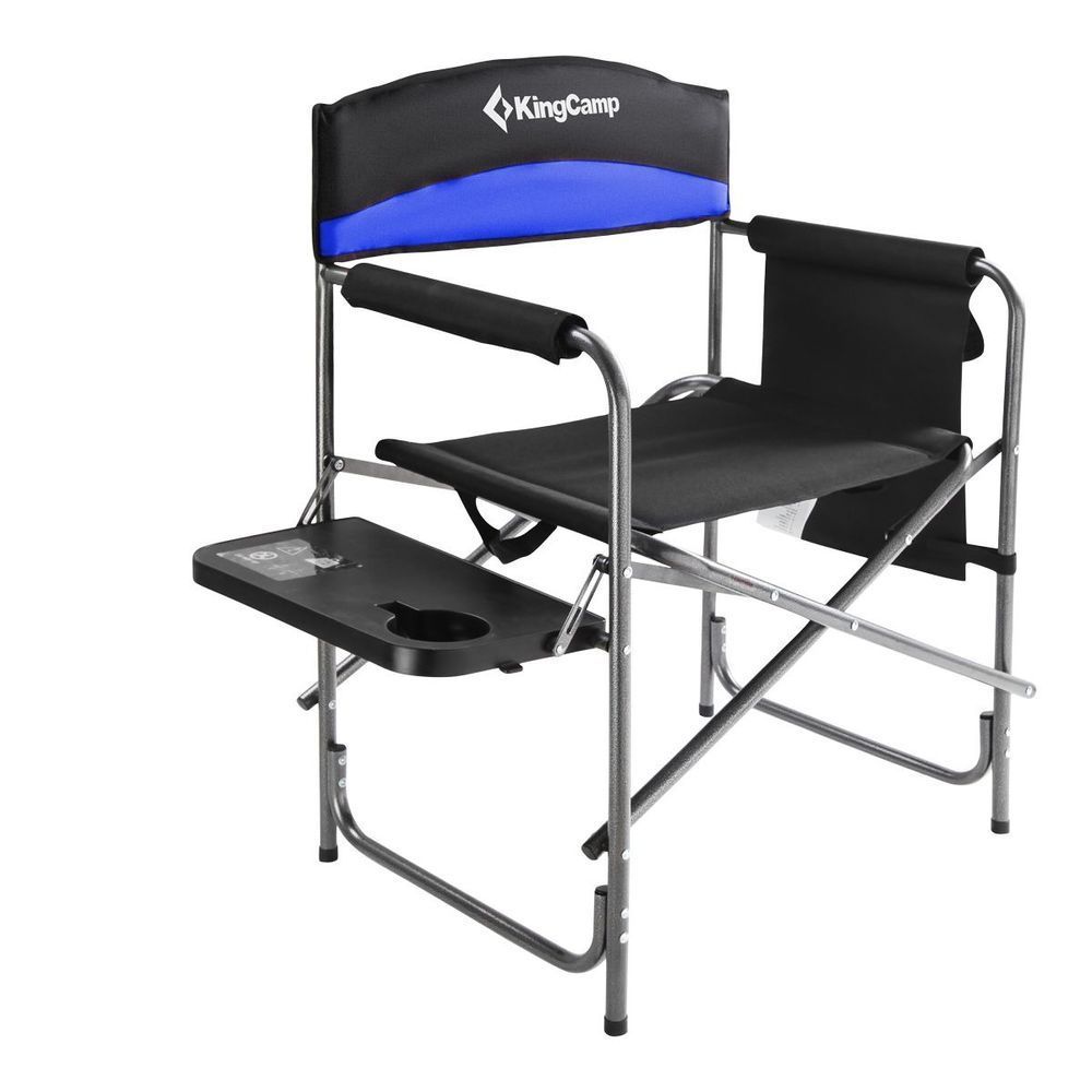 Стілець розкладний KingCamp ASH KC1904 black/blue KC1904_BLACK/ROYALBL фото