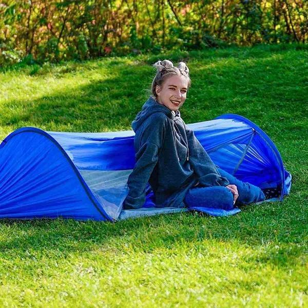 Гамак двомісний з антимоскітною сіткою KingCamp KG2107 blue KG2107_BLUE фото