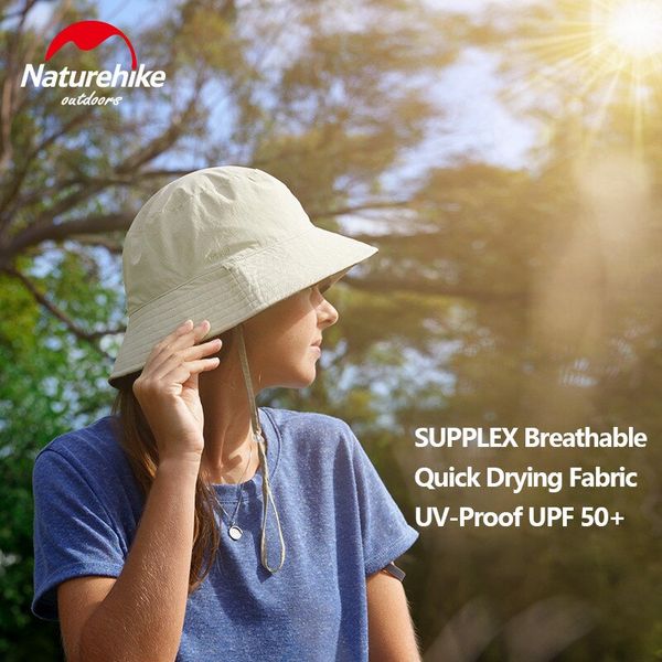 Панама Naturehike HT08 UV protection NH18H008-T Khaki 6927595733899 фото