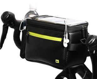 Велосумка на кермо Rhinowalk Multifunctional 4.5л RK18996T Carbon Green RW175 фото