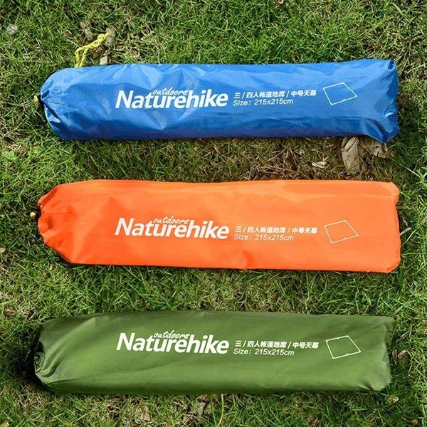 Тент універсальний Naturehike 210T polyester 2,15х2,15м 0,30 кг NH15D005-X Orange 6927595706114 фото