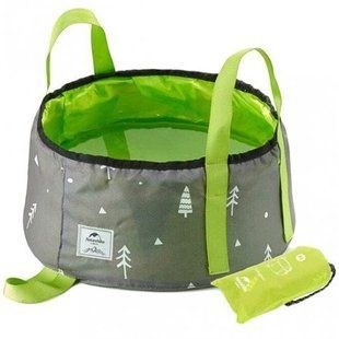 Відро складне Naturehike New Folding Washbasin L 16л NH18L010-P Grey 6927595728215 фото