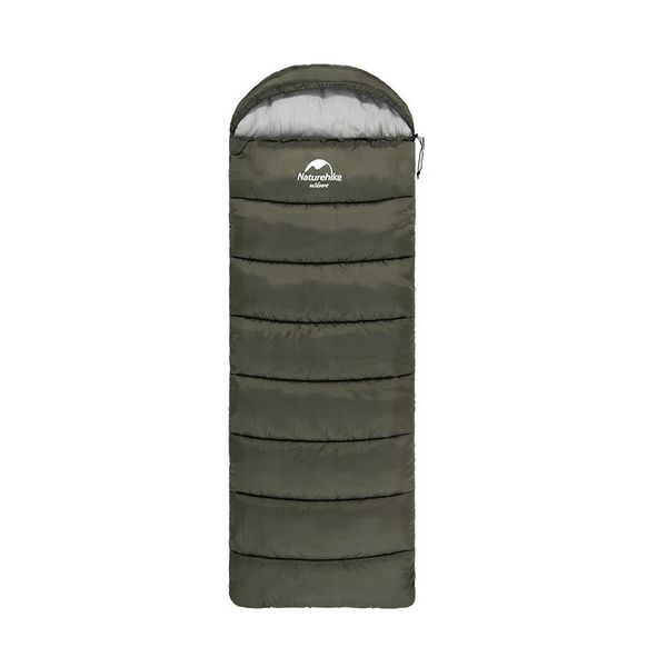 Спальний мішок Naturehike NH20MSD07 Envelope style U250 Upgraded army green 6927595767214 фото