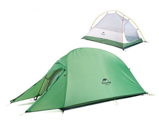 Намет Naturehike Cloud UP III (3-х місний) 210T polyester New version + footprint NH18T030-T Green 6927595730621 фото