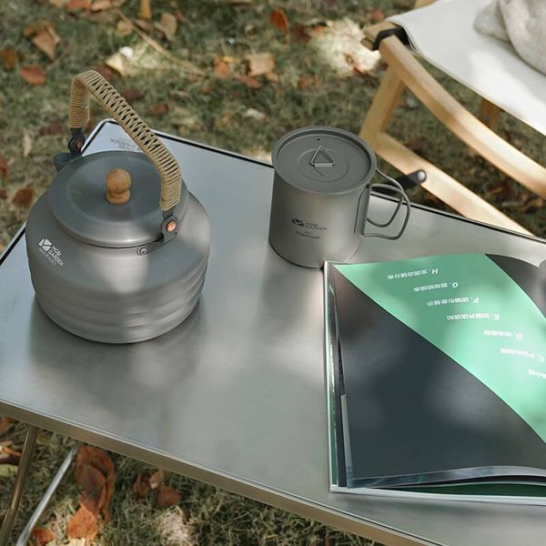 Кружка титанова з кришкою Mobi Garden 300мл NX20666038 titanium 6928405319654 фото
