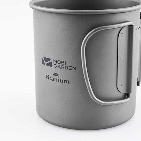 Кружка титанова з кришкою Mobi Garden 300мл NX20666038 titanium 6928405319654 фото
