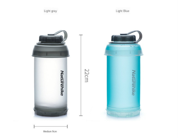 Фляга Naturehike folding bottle 0.75 L NH20SJ014 grey 6927595747148 фото