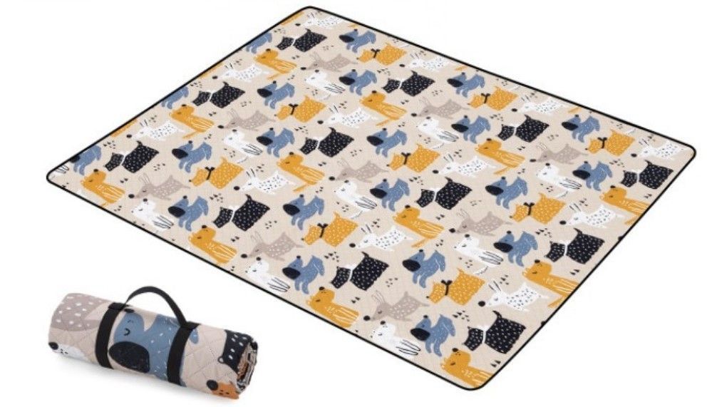Килимок для пікніка Naturehike Picnic mat L 210*240 NH21FCD01 Dogs 6927595774168 фото