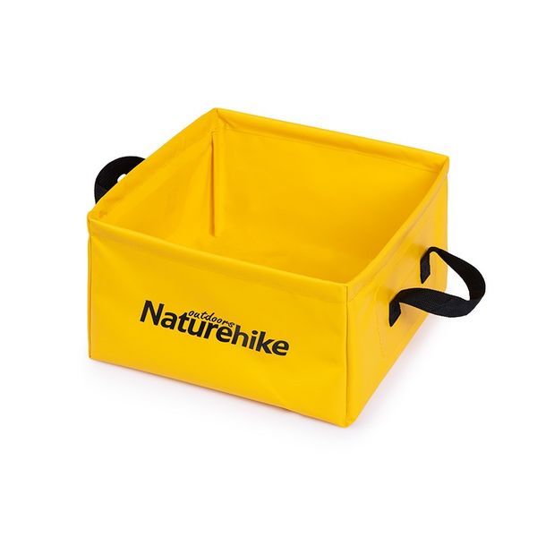 Відро складне Naturehike Square bucket 13л NH19SJ007 Yellow 6927595739075 фото