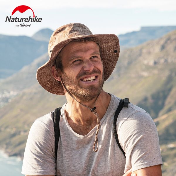 Панама Naturehike NH21FS532 Fisherman hat UPF 50+ brown 6927595775233 фото