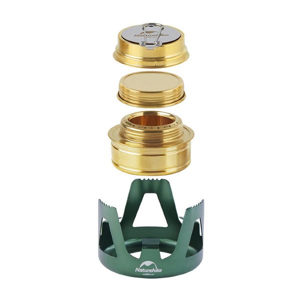 Пальник спиртовий Naturehike Alcohol Burner Steel NH18L001-T Green 6927595725696 фото