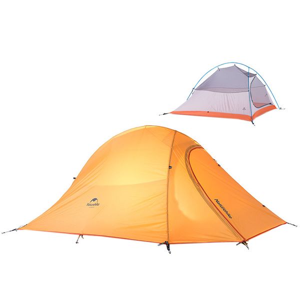 Намет Naturehike Cloud UP II (2-х місний) 210T polyester New version + footprint NH17T001-T Orange 6927595730584 фото