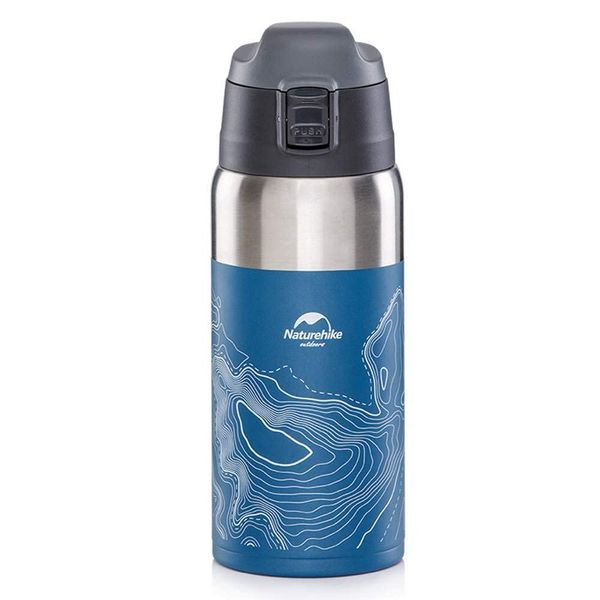 Термокружка Naturehike TT01 Vacuum Cup 0.6 L NH18T001-T Hawaii Blue 6927595732717 фото