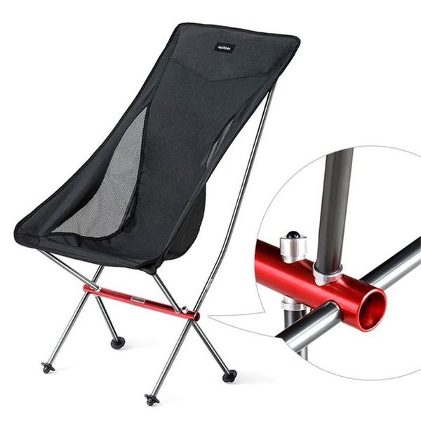 Кресло складное Naturehike YL06 New Backrest Chair NH18Y060-Z black 6927595733608 фото