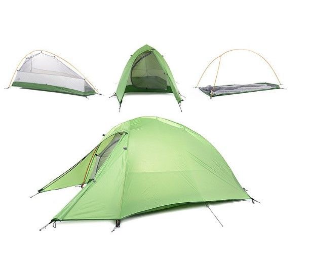 Намет Naturehike Cloud UP I (1-місний) 210T polyester + footprint NH15T001-T Green 6927595787359 фото