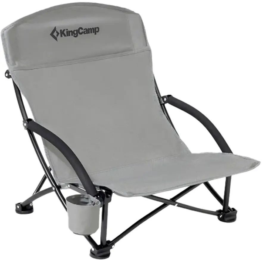 Стілець розкладаний KingCamp Beach Chair KC1919 grey KC1919_GREY фото