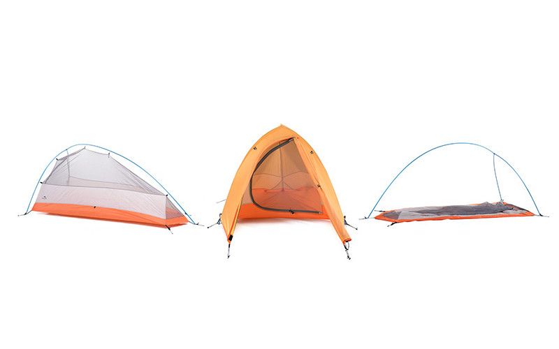 Намет Naturehike Cloud UP I (1-місний) 210T polyester + footprint NH15T001-T Orange 6927595787366 фото