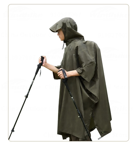 Пончо дощовик Mobi Garden 20D Nylon Ultralight NX23667004 green 6941870596900 фото