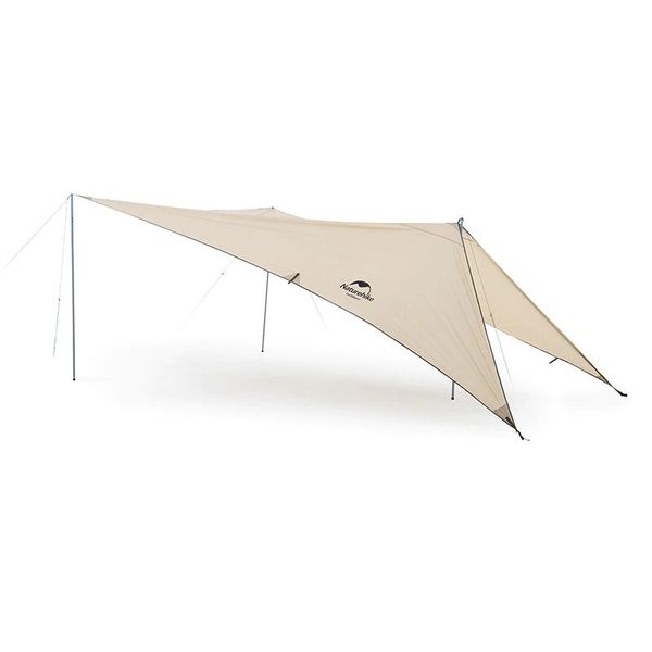 Тент для кемпінгу Naturehike Car Rear Canopy (з трьома стійками) 590*340 NH21TM001 gold 6927595777831 фото