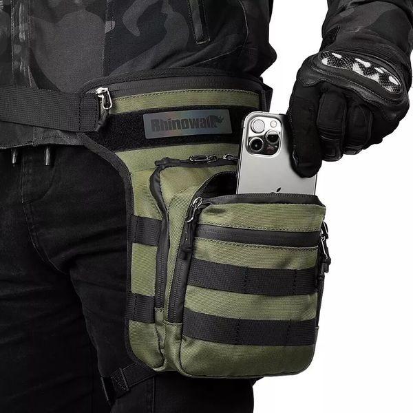 Сумка на ногу Rhinowalk Tactical Bag MT102 oliver RW238 фото