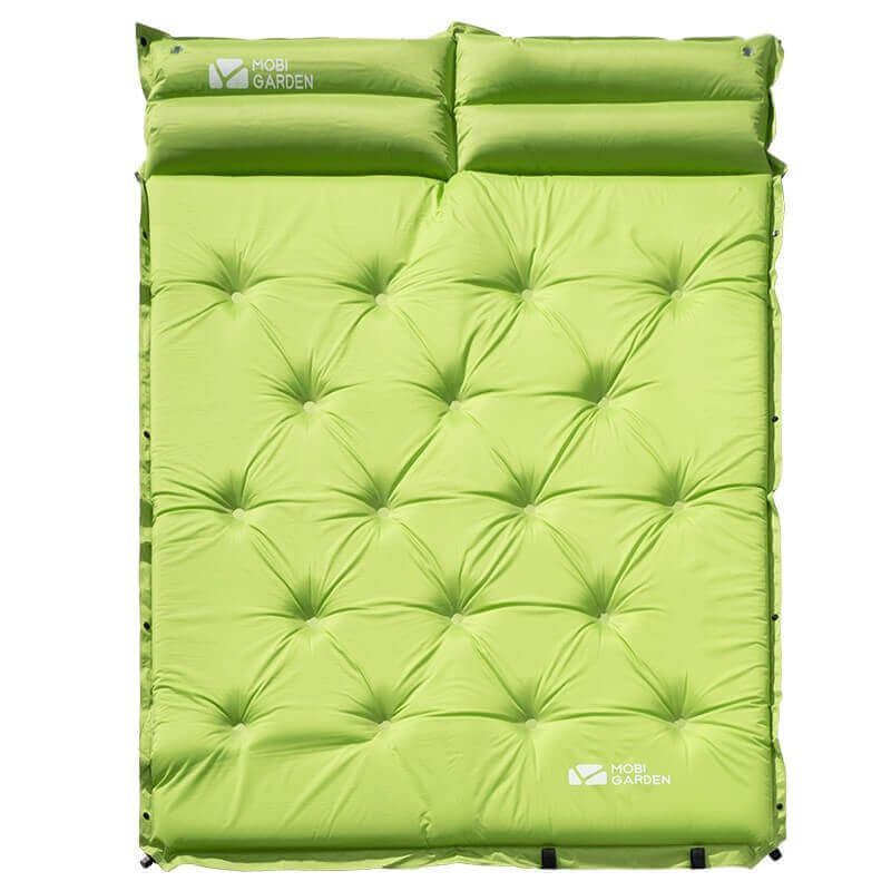 Килимок самонадувний подвійний Mobi Garden Aquarius 30 мм NX19663002 green 6928405325723 фото