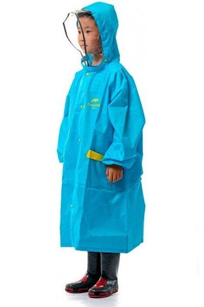 Накидка від дощу дитяча Naturehike Raincoat for boy L NH16D001-M Blue 6927595719138 фото