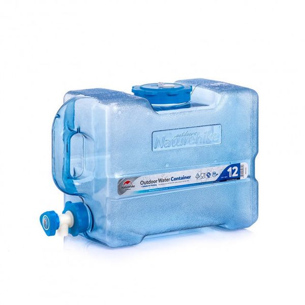 Каністра для води Naturehike Water container PC7 12 л NH18S012-T Blue 6927595726617 фото