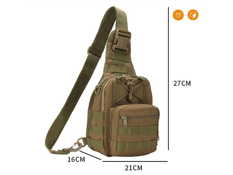 Сумка тактична через плече Smartex 3P Tactical 10 ST-060 army green ST170 фото