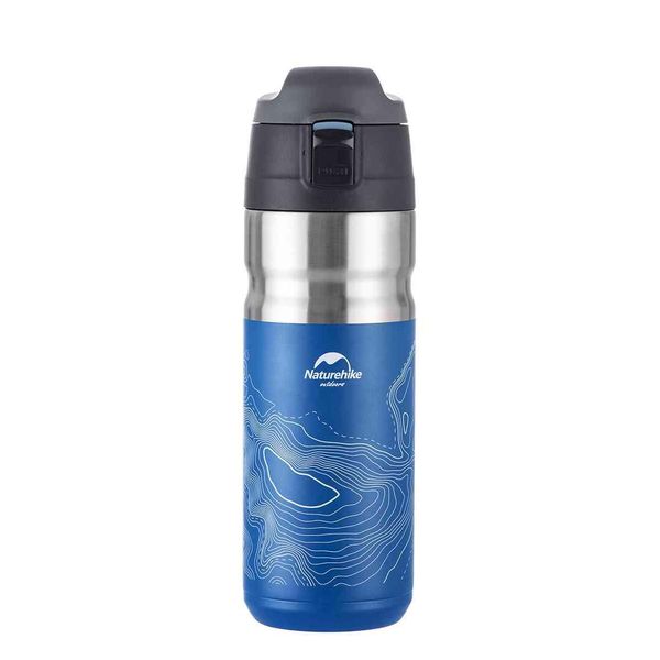 Термогорнятко Naturehike Vacuum Bottle 0,5 L NH19SJ009 Blue 6927595740217 фото