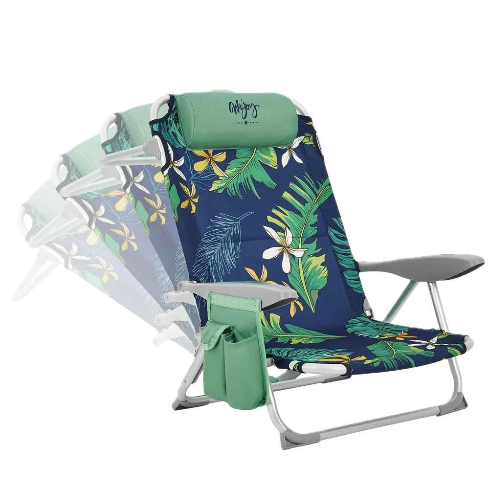 Пляжне крісло з регульованою спинкою Wejoy WF1905 rainforest blue WF1905_RAINFORESTBLUE фото