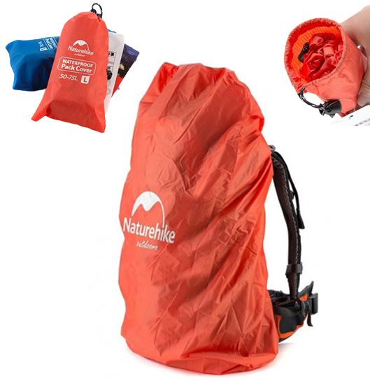 Накидка на наплічник Naturehike L (50-70 л) NH15Y001-Z Orange 6927595707647 фото