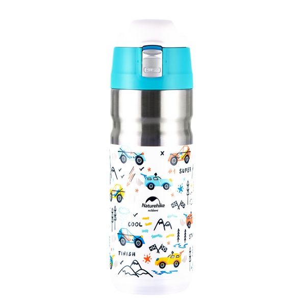 Термогорнятко Naturehike Vacuum Bottle 0,5 L NH19SJ009 White 6927595740453 фото