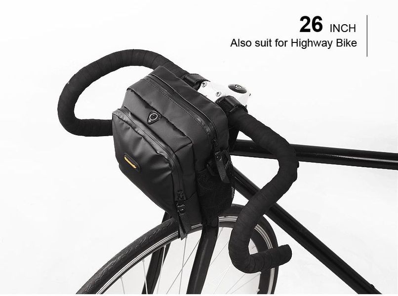 Велосумка на кермо Rhinowalk 3.5л T92 Carbon Black RW231 фото