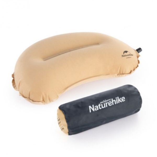 Самонадувна подушка Sponge Pillow New Naturehike NH20ZT006 khaki 6927595773871 фото