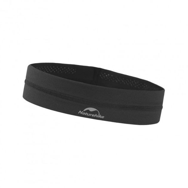 Пов' язка на голову Naturehike Outdoor Sport Sweatband NH17Z020-D Black 6927595723852 фото