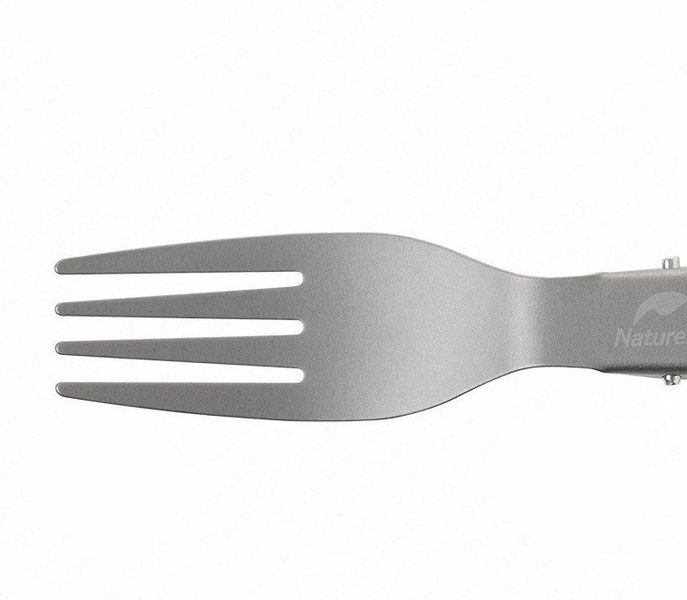 Складна вилка Naturehike Titanium fork NH18C001-J Grey 6927595727805 фото