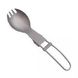 Складна ложка-вилка Naturehike Titanium spork NH18C001-J Grey 6927595727812 фото 1