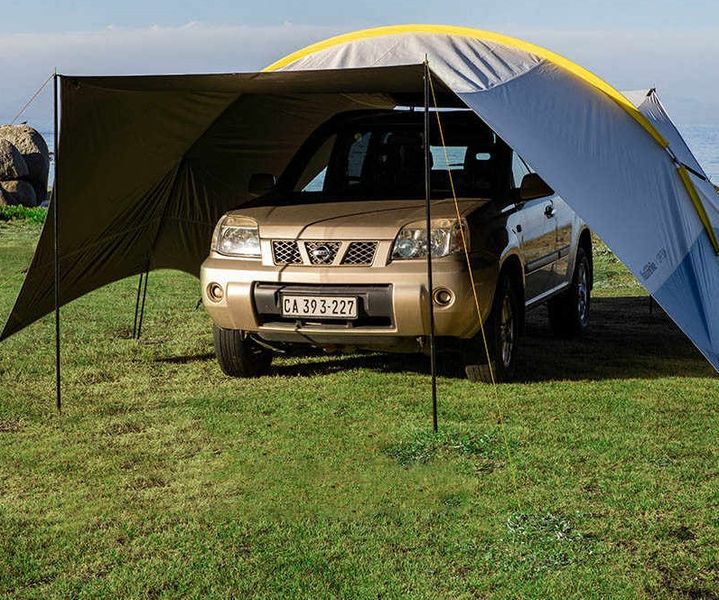 Тент кемпінговий Naturehike Cloud dome shelter 5.5 х4.0 м NH19TM006 Grey 6927595742655 фото