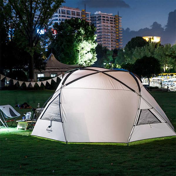 Тент кемпінговий Naturehike Beach tent & tarp 210T 65D polyester NH18Z001-P white 6927595731901 фото