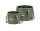 Відро складне Naturehike Round bucket PVC 10 л NH20SJ040 Army Green 6927595764626 фото 2